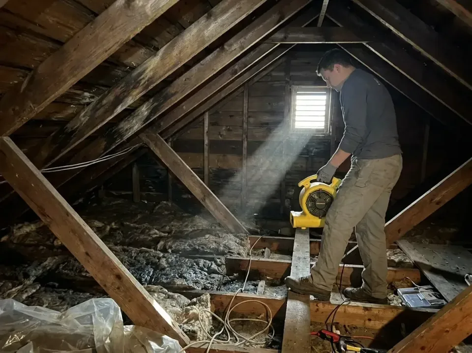 attic-water-damage-drying-proc-007 — frequently asked questions, Emergency Water Extraction & 24/7 Flood Response in Fair La…